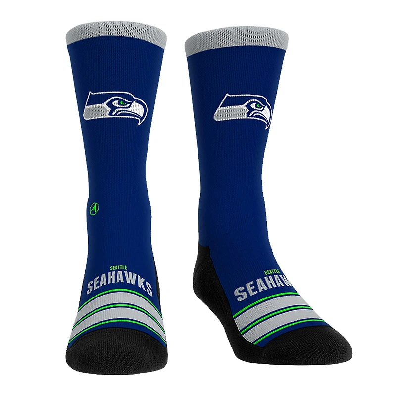 Unisex Rock Em Socks Seattle Seahawks Gametime Stripe Crew