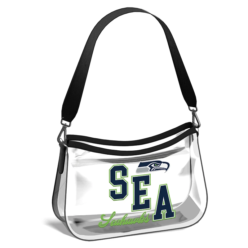 Mini-sac à main transparent Stadium des Seattle Seahawks de WEAR by Erin Andrews