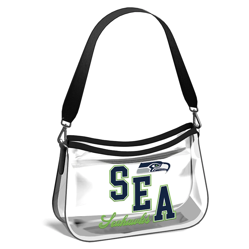 Mini-sac à main transparent Stadium des Seattle Seahawks de WEAR by Erin Andrews
