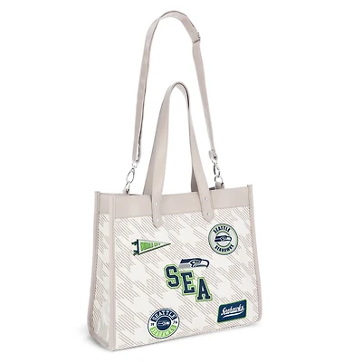 WEAR by Erin Andrews Seattle Seahawks Patch Printed Tote Bag