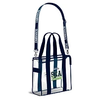 WEAR by Erin Andrews Seattle Seahawks Stadium Tote Bag with Team Color Trim
