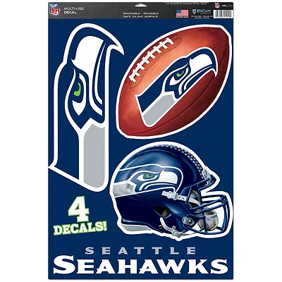 WinCraft Seattle Seahawks 11" x 17" Multi-Use Decal Sheet