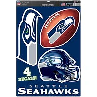 WinCraft Seattle Seahawks 11" x 17" Multi-Use Decal Sheet