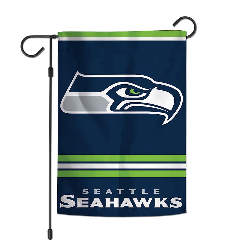 WinCraft Seattle Seahawks Drapeau de jardin double face 30,5 x 45,7 cm