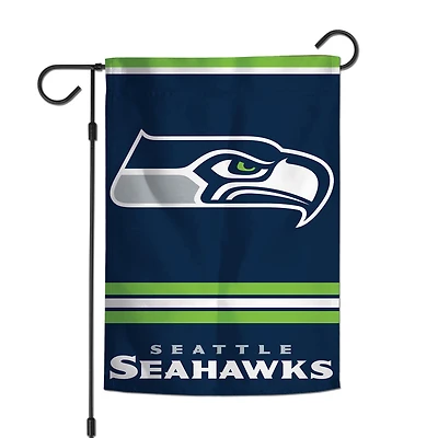 WinCraft Seattle Seahawks Drapeau de jardin double face 30,5 x 45,7 cm