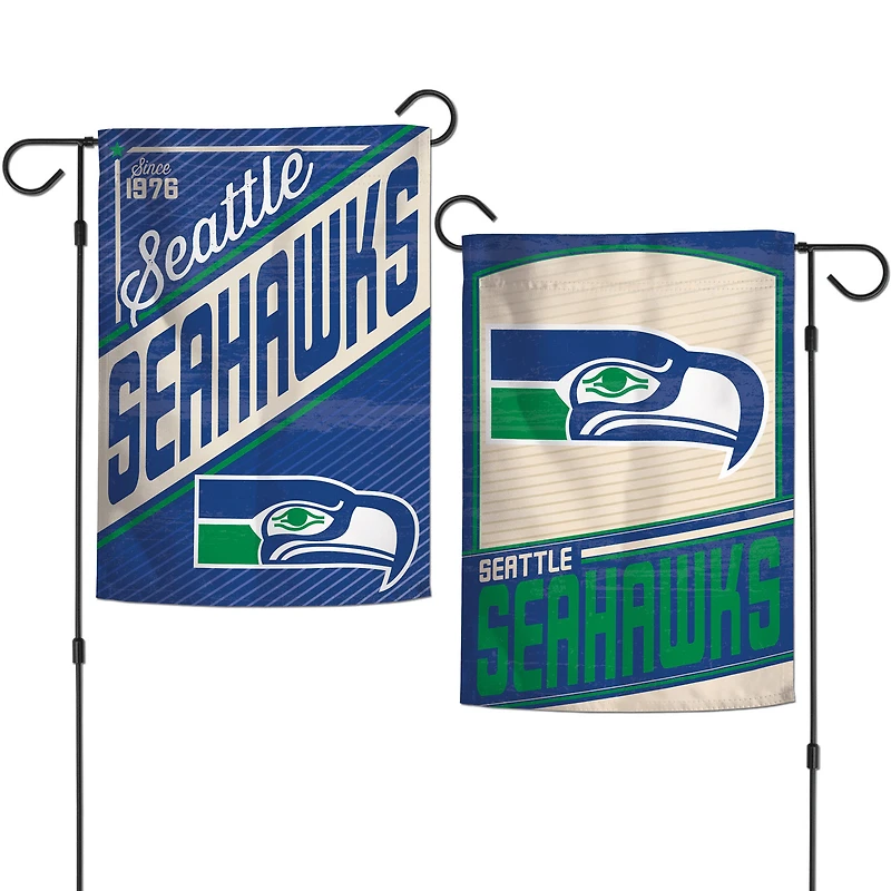 WinCraft Seattle Seahawks 2 côtés 12'' x 18'' Team Garden Flag