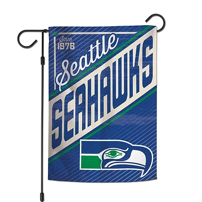WinCraft Seattle Seahawks 2 côtés 12'' x 18'' Team Garden Flag