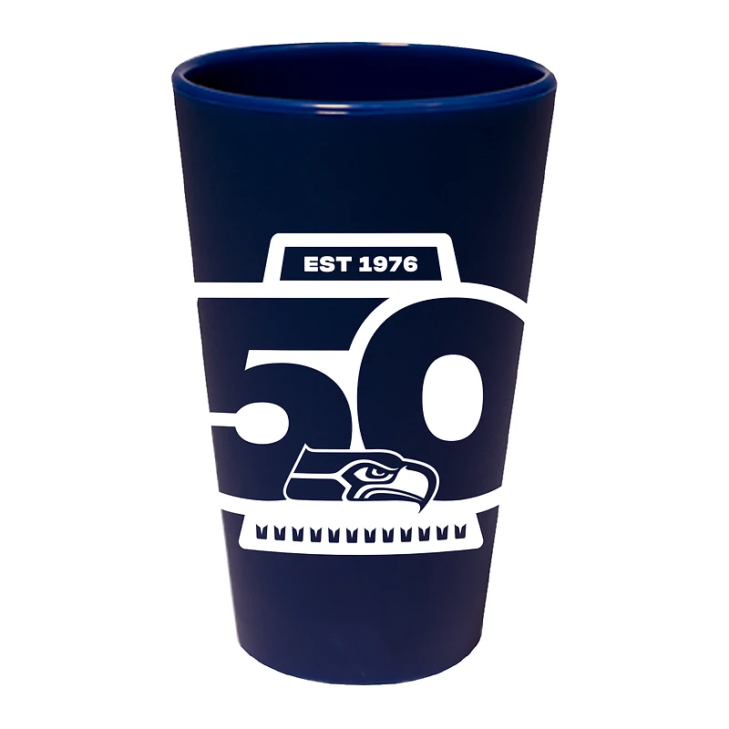 WinCraft Seattle Seahawks 50e saison 16oz. Verre à bière en silicone