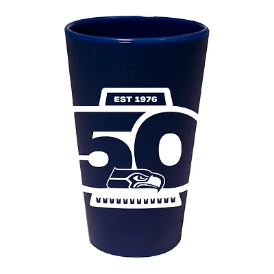 WinCraft Seattle Seahawks 50e saison 16oz. Verre à bière en silicone