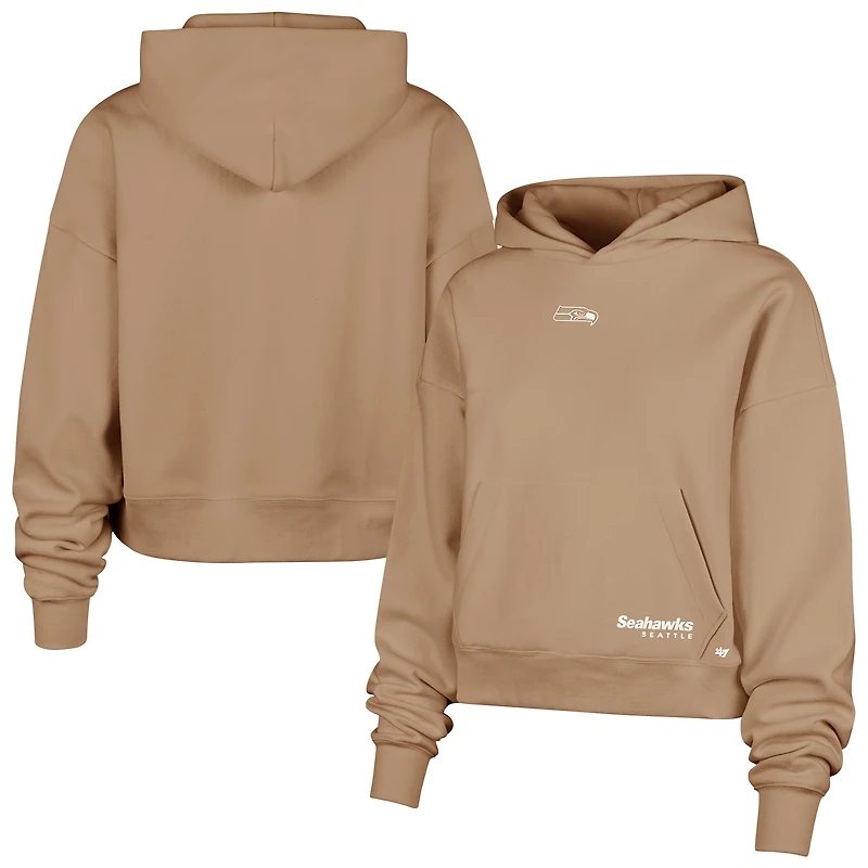 Women's '47  Brown Seattle Seahawks Sue Foundation Fleece Hoodie