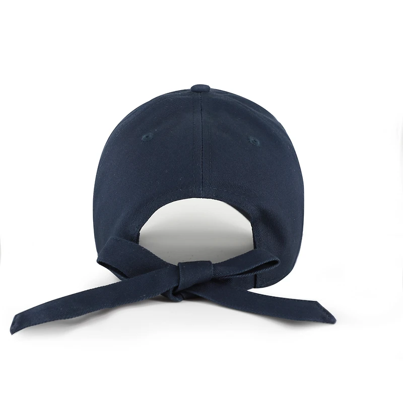 Casquette ajustable Seattle Seahawks « College Navy » pour femme, modèle 47, avec nœud à l'arrière.