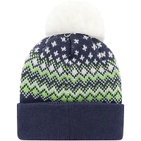 V111020 SEA LN NFL Femme Elsa Revers Pom Tricot HATLADNIT