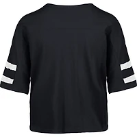 T-shirt court à col en V « 47 College Navy » pour femme des Seattle Seahawks Premier Scout