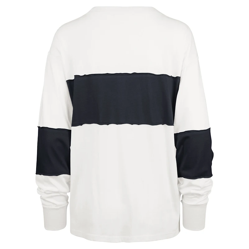T-shirt à manches longues '47 crème Seattle Seahawks Clubhouse Pride Taylor pour femmes