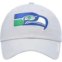 Casquette réglable grise Seattle Seahawks Miata Clean Up Legacy '47 pour femme