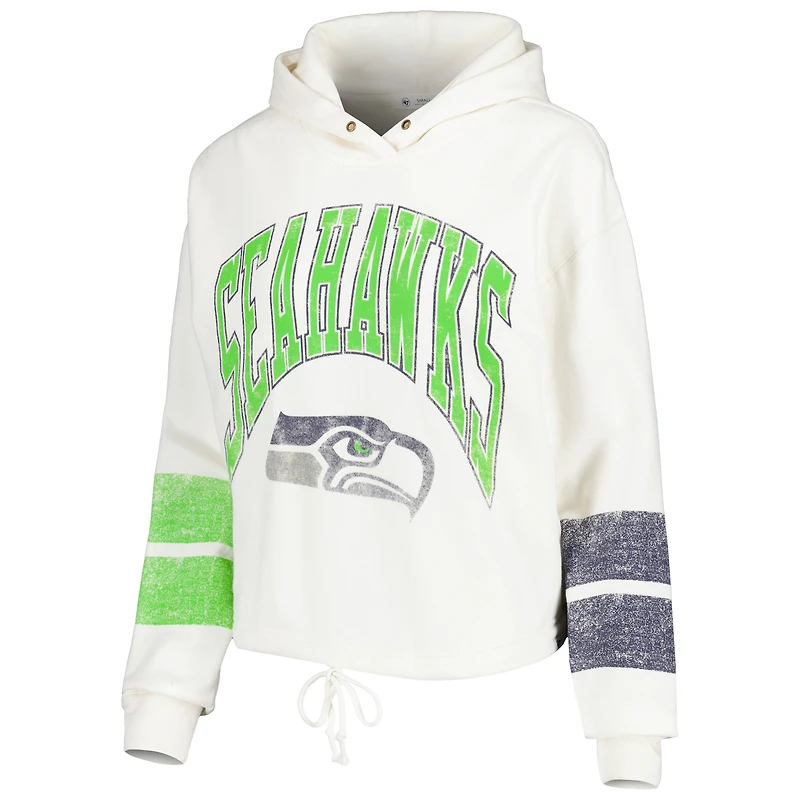 Chandail à capuchon '47 Oatmeal Seattle Seahawks Harper pour femme
