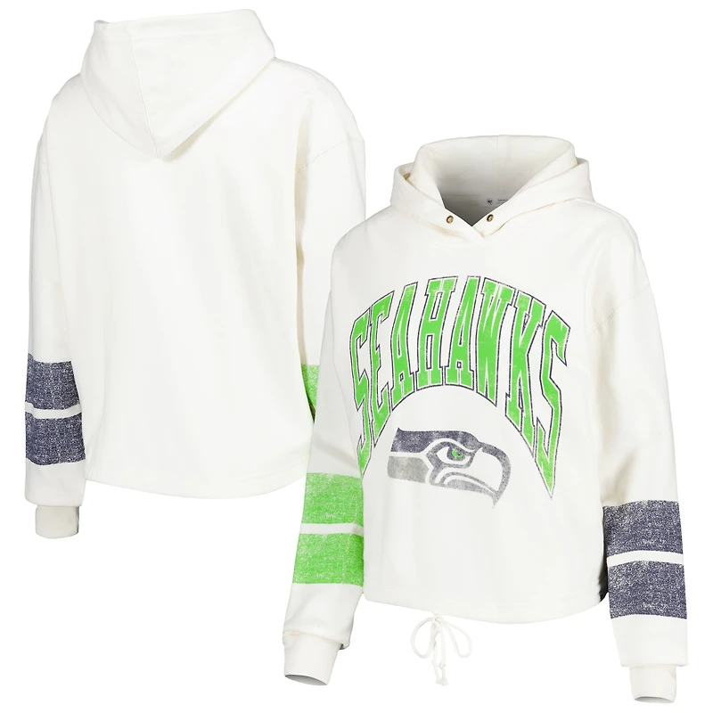 Chandail à capuchon '47 Oatmeal Seattle Seahawks Harper pour femme