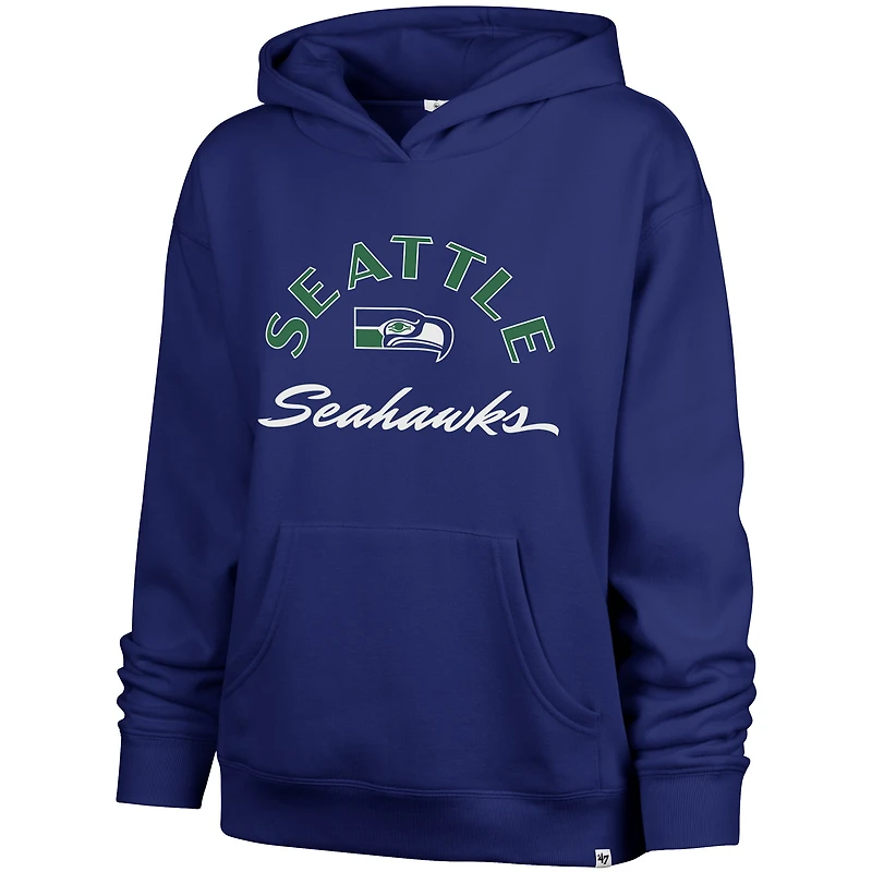 Sweat à capuche Whirlwind Naomi « 47 Royal Seattle Seahawks » grande taille pour femme