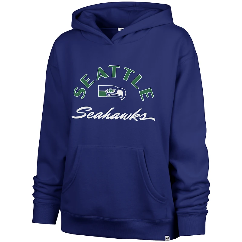 Sweat à capuche Whirlwind Naomi '47 Royal Seattle Seahawks pour femme