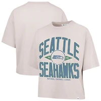 T-shirt court pour femme '47 Sand Seattle Seahawks Windthrow Ravine