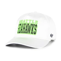 Casquette ajustable Outspoken Hitch blanche 47 des Seattle Seahawks pour femme