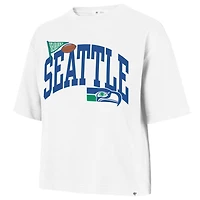 Women's '47  White Seattle Seahawks Reed City T-Shirt