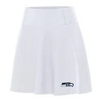 Women's Antigua White Seattle Seahawks Chip Skort