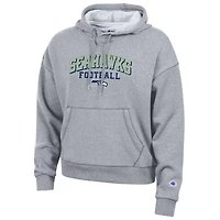 Women's Champion Gray Seattle Seahawks Triumph Tri-Blend Hoodie