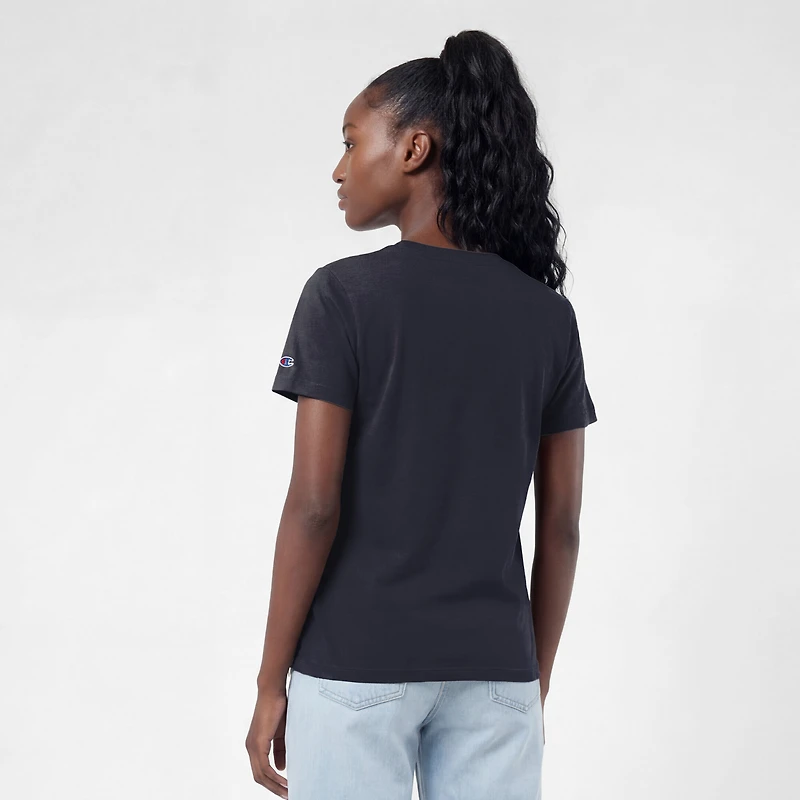 Women's Champion Navy Seattle Seahawks Logo T-Shirt