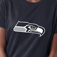 Women's Champion  Navy Seattle Seahawks Logo T-Shirt