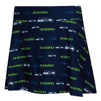 Women's Concepts Sport College Navy Seattle Seahawks Mosaic Allover Print Skort