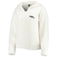 Ensemble haut et short à capuchon moelleux Seattle Seahawks Concepts Sport pour femmes