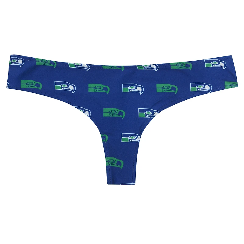 String en tricot à imprimé intégral Sport Royal Seattle Seahawks Record pour femme de Concepts