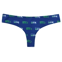 String en tricot à imprimé intégral Sport Royal Seattle Seahawks Record pour femme de Concepts
