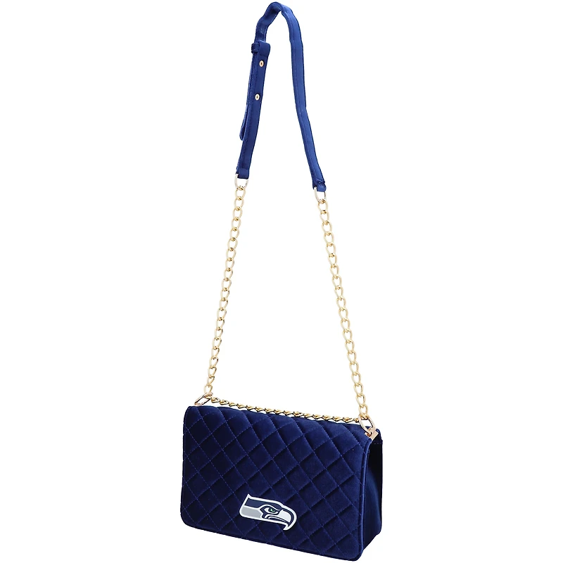 Women's Cuce Seattle Seahawks Velvet Team Color Bag