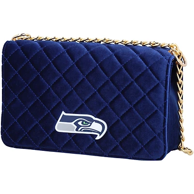 Sac de couleur de l'équipe Cuce Seattle Seahawks en velours pour femmes