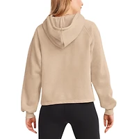 Women's DKNY Sport Cream Seattle Seahawks Debbie Dolman Raglan Pullover Hoodie