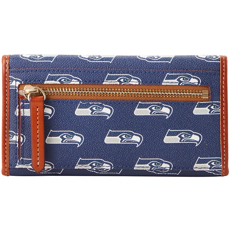Women's Dooney & Bourke Seattle Seahawks Team Color Continental Clutch
