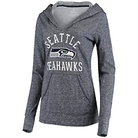 Sweat à capuche double face flammé Fanatics College Navy Seattle Seahawks pour femmes