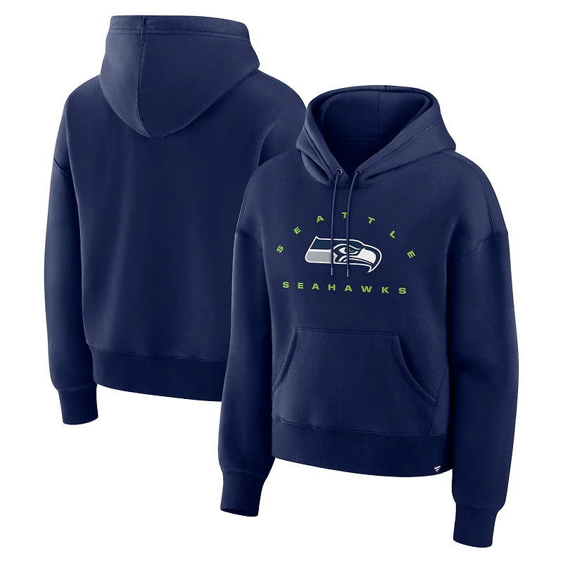 Sweat à capuche Legacy pour femmes Fanatics College Navy des Seattle Seahawks