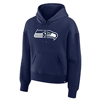 Sweat à capuche Fanatics College Navy Seattle Seahawks Essential Legacy pour femmes