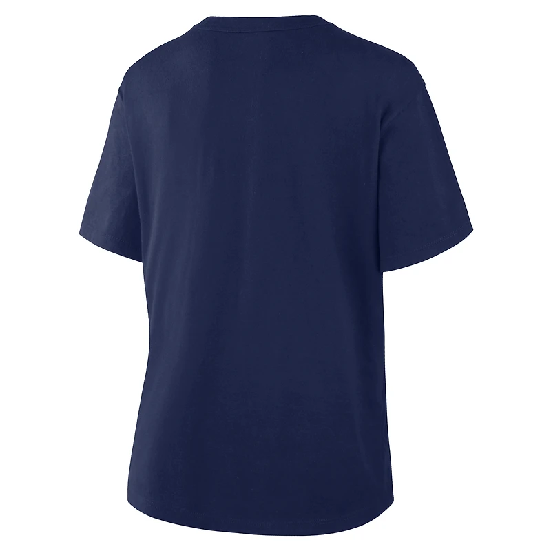 Women's Fanatics College Navy Seattle Seahawks Essential Legacy T-Shirt