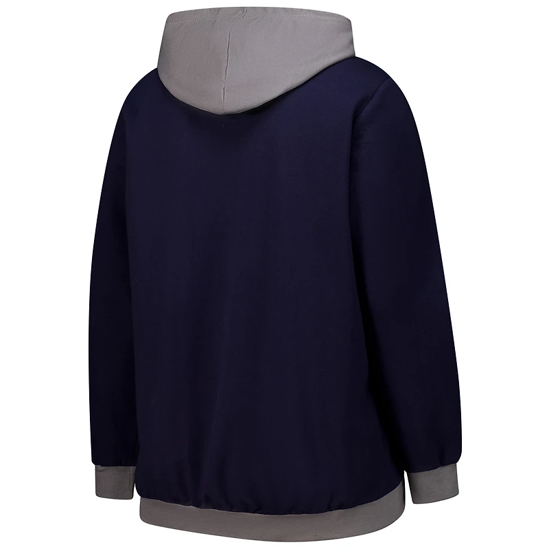 Sweat à capuche entièrement zippé pour femme Fanatics College Navy Seattle Seahawks Hit It
