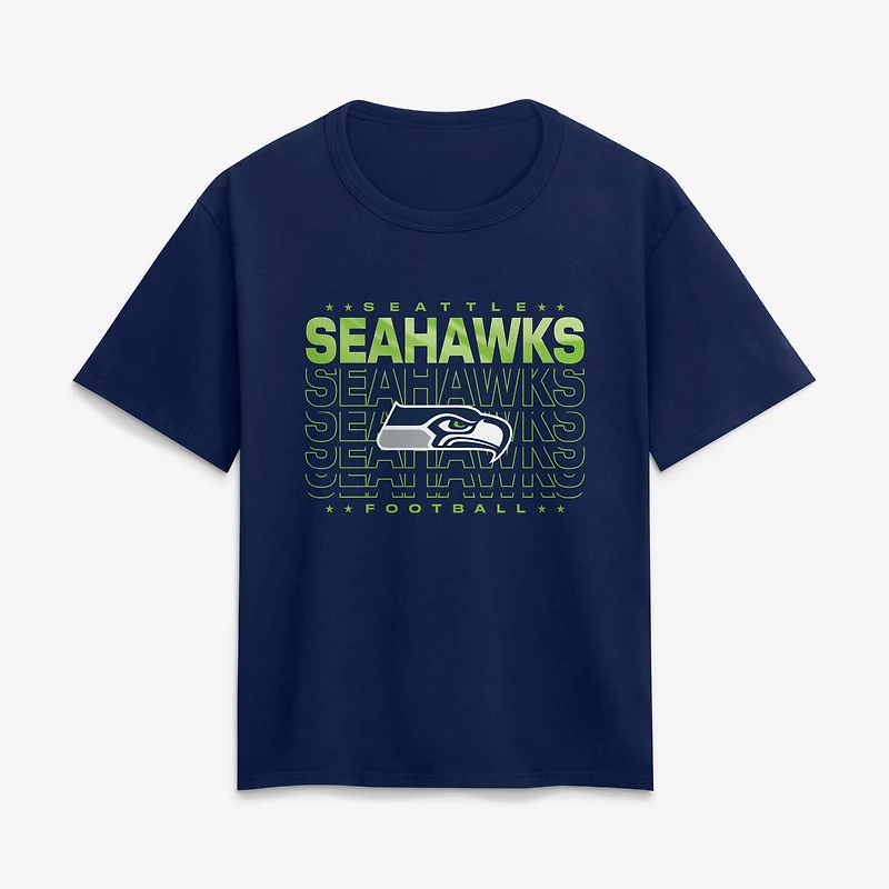Women's Fanatics College Navy Seattle Seahawks Legacy T-Shirt