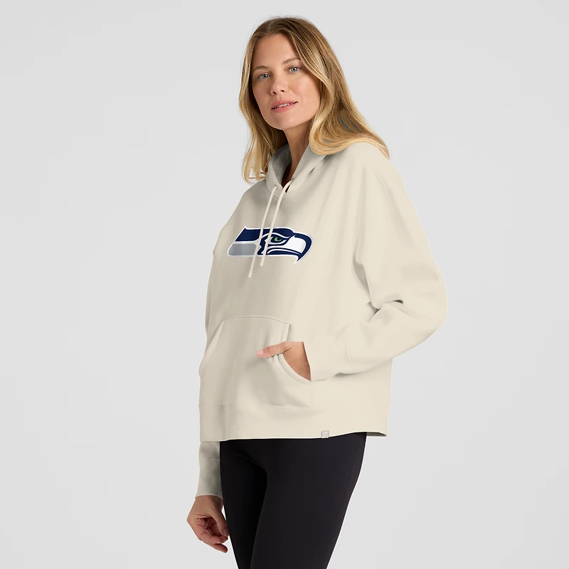 Sweat à capuche pour femme Fanatics Cream Seattle Seahawks Dove Legacy