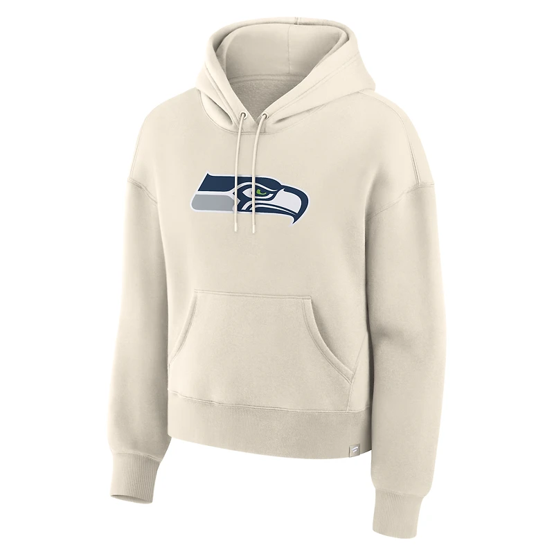 Sweat à capuche pour femme Fanatics Cream Seattle Seahawks Dove Legacy