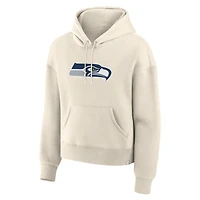 Sweat à capuche pour femme Fanatics Cream Seattle Seahawks Dove Legacy