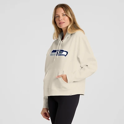 Sweat à capuche pour femme Fanatics Cream Seattle Seahawks Dove Legacy