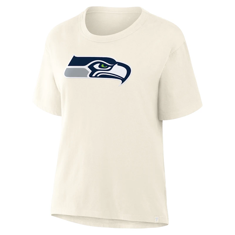 T-shirt crème Fanatics pour femme des Seattle Seahawks Dove Legacy