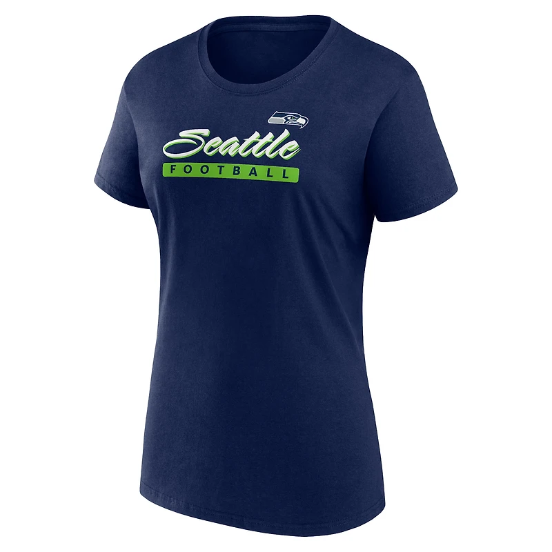 Pack combiné de t-shirts Risk Fanatics Seattle Seahawks pour femmes